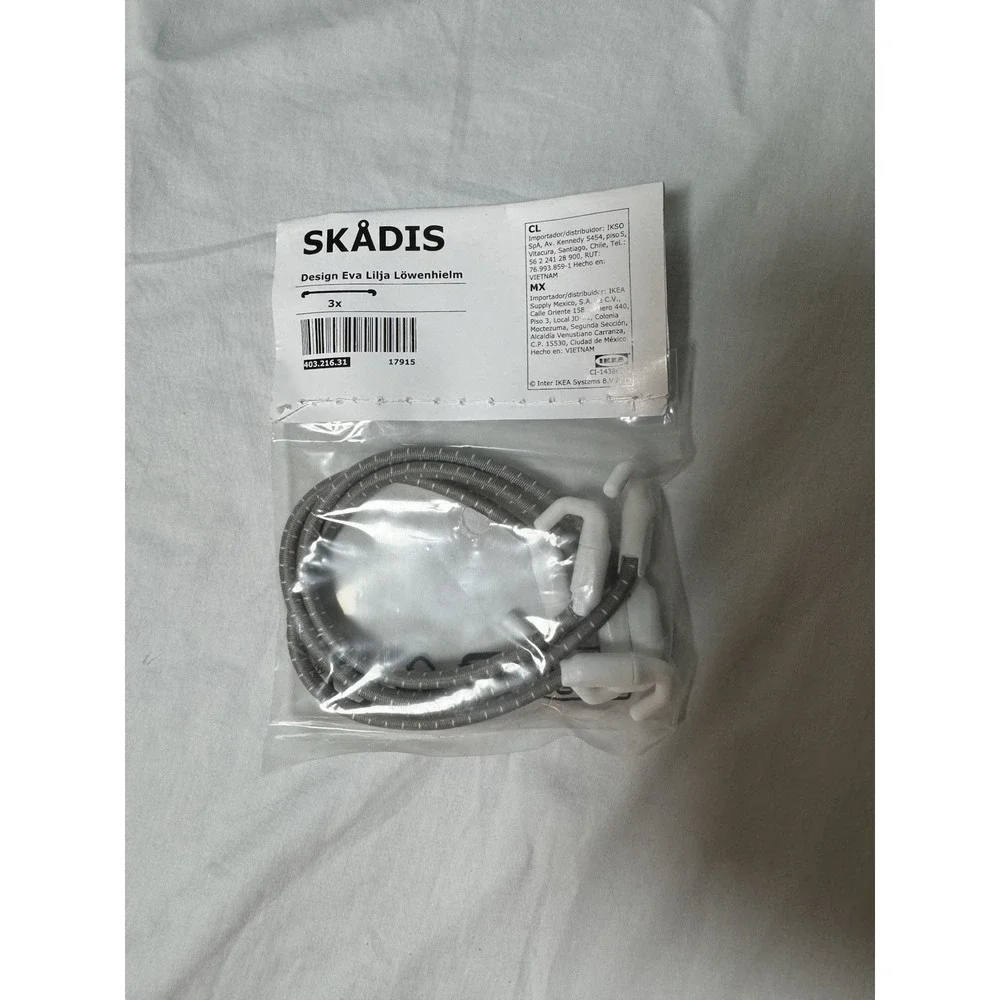 IKEA SKADIS Elastic Cord / Hook for SKADIS Pegboard - 403.216.31 - NEW